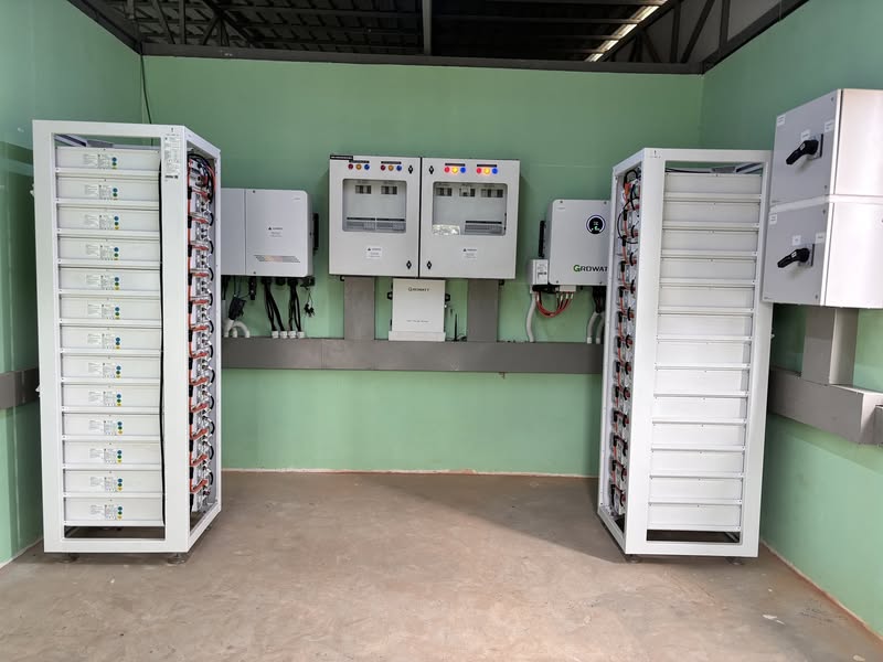 119kWp energy backup project for a factory in Hmawbi Township